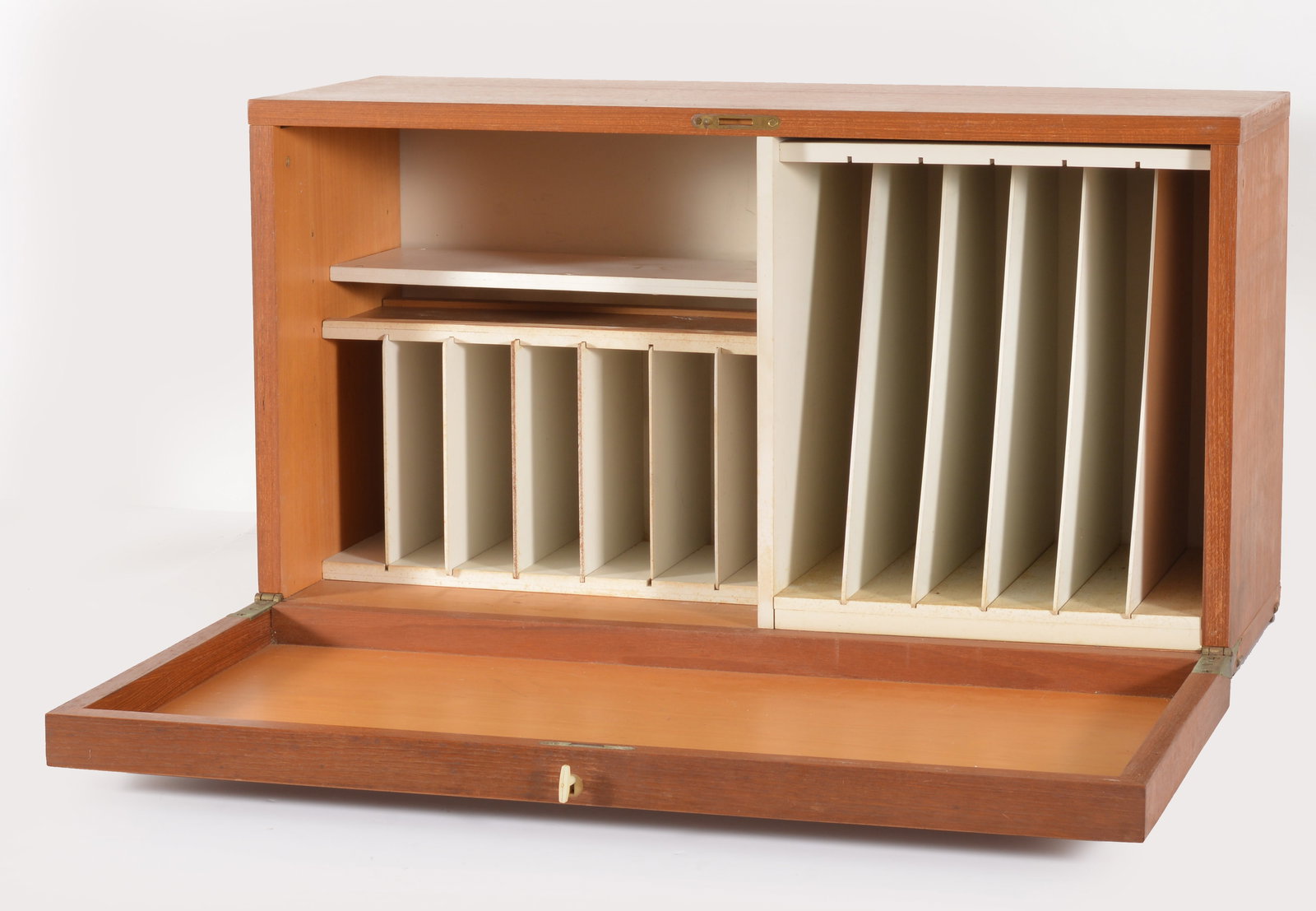 Mid-Century modern, Kaja & Nils Nisse Strinning for String teak hanging record cabinet. (1 of 6)