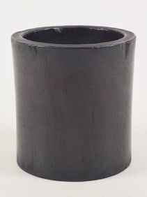 Tzu Tan brush pot. China. 18th century. 5.25in high.