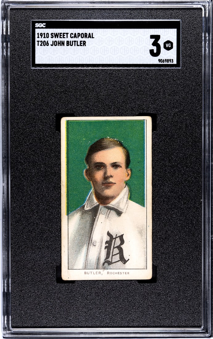 1910 Sweet Caporal T206, John Butler, SGC Grade 3. (1 of 2)