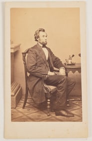 Abraham Lincoln CDV photograph by H. Anthony from Brady negative.