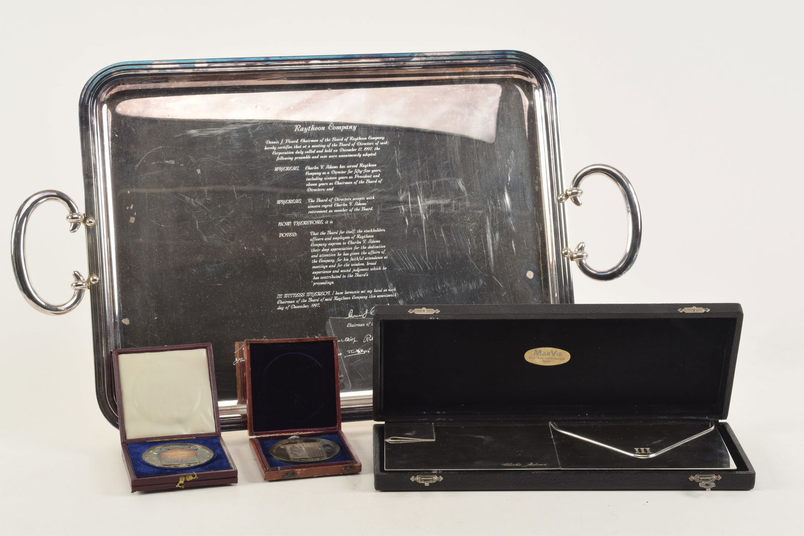 Lot of antique silver medals. 1) 1886 silver award of the Massachusetts Humane Society. 2.25in (1 of 16)