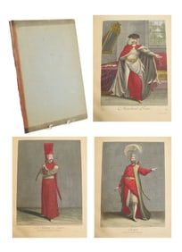 10 Original engravings of Ottoman Empire images from "Recveil de cent Estampes Representet