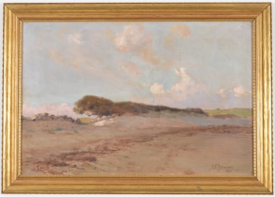Charles Francis Browne, Massachusetts, Illinois, California 1859-1920. Beach side landscape with