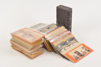 Large lot of approximately 170 stereoviews. Various 19th and 20th century views including the Grand