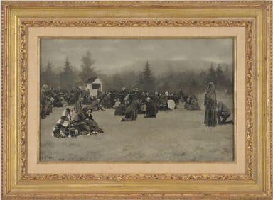 Arthur Burdett Frost (1851 - 1928) Pennsylvania/California. Original illustration, The Open-Air