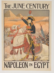 Eugene Grasset. "The June Century Napoleon in Egypt", 1895. Color lithograph poster depicting