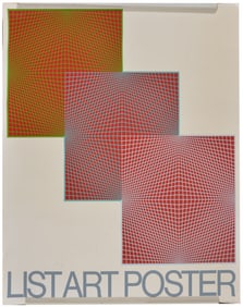 Richard Anuszkiewicz, Serigraph poster, 1968. Title Evolution. Printed by HKL Ltd.
