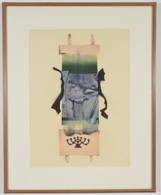 Steve Hawley. "Sacred Study (Torah)". 1996. Mixed media. Signed and dated on figure lower right.