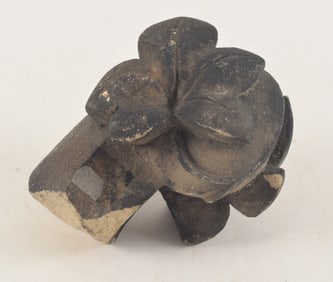 Found architectural element from the Gothic Cathedral in Cologne, Germany. Vintage note taped on
