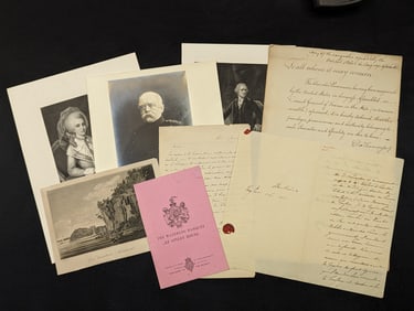 Union Navy Blockade letter, 1861. Rear Admiral Samuel Francis DuPont important signed letter written