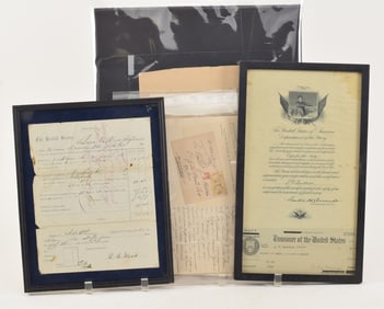 Collection of historical documents including Civil War. To include: 1) July 4th 1863 General Orders