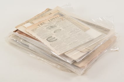 [Parkman-Webster Murder Trial] Archive of newspapers covering the murder of George Parkman and