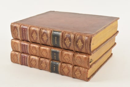 Hudibras. Samuel Butler. 3 volume set (volume 3 with notes). London: T. Rickaby, 1793. Engraved
