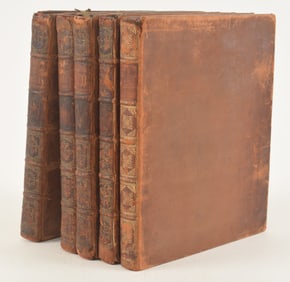 Horace Walpole. Lot of 4 works, to include: 1) Anecdotes of Painting in England. Strawberry Hill: