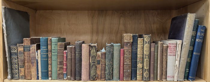 Large lot of antique books. To include: 1831 American Naval Battles; Nooks and Corners of the New