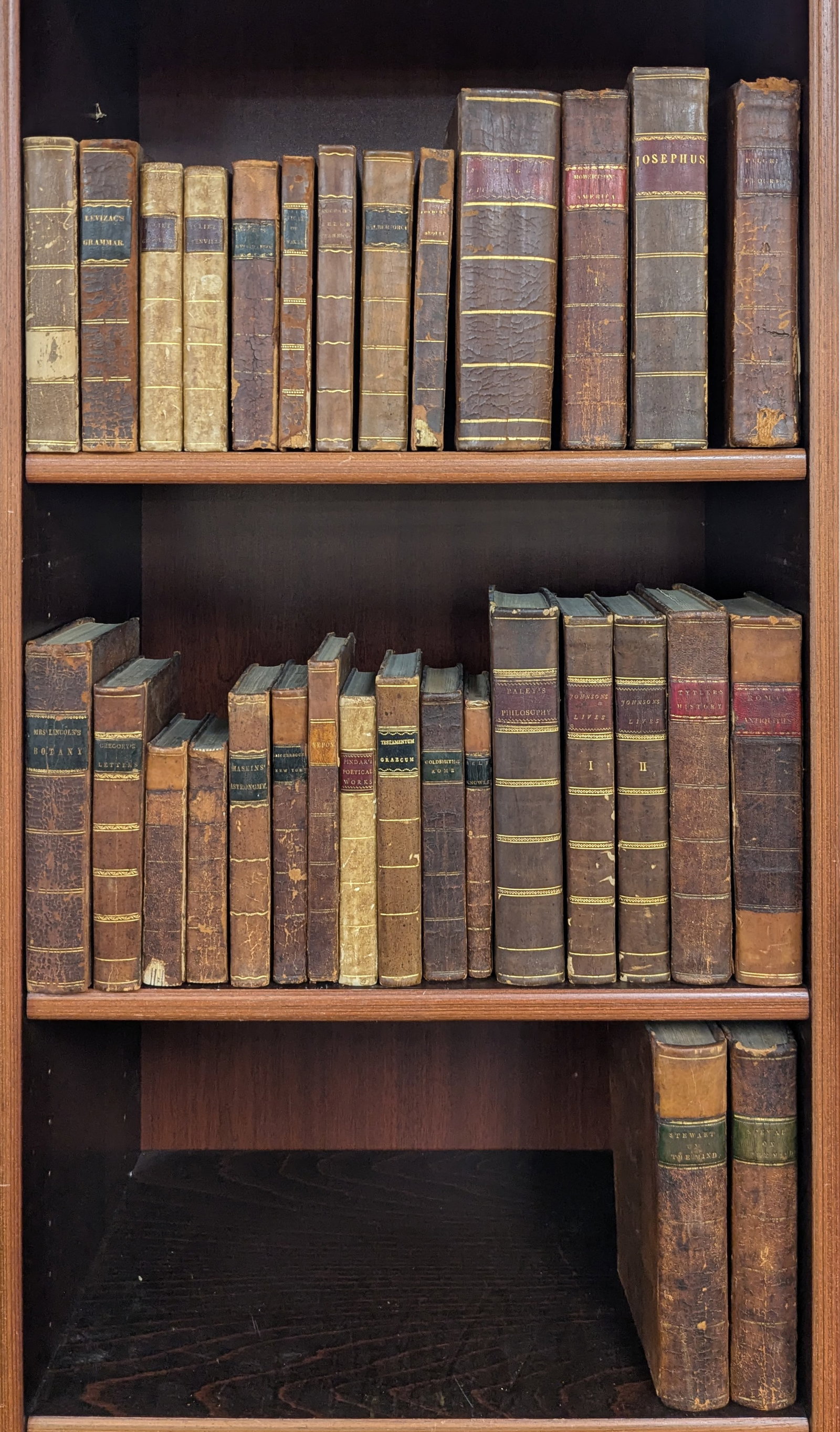 Large lot of antique books, mostly non-fiction. To include: 1) 1797 Latin-English dictionary by (1 of 4)