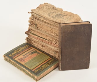 Lot of antique books. To include: 1) Six Lectures on the Uses of the Lungs. Samuel Fitch. New York: