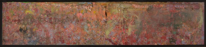 Frank Bowling. New York/England. Untitled abstract. Acrylic, acrylic gel, and polyurethane foam on