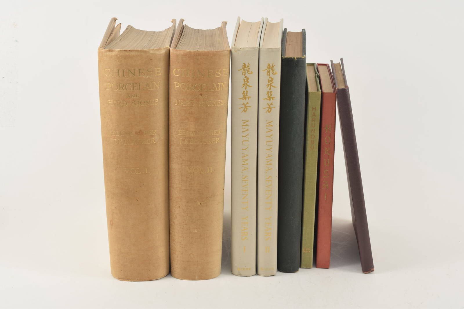 Lot of Asian Art reference books. To include a large 2 volume limited printing of \"Chinese Porcelain