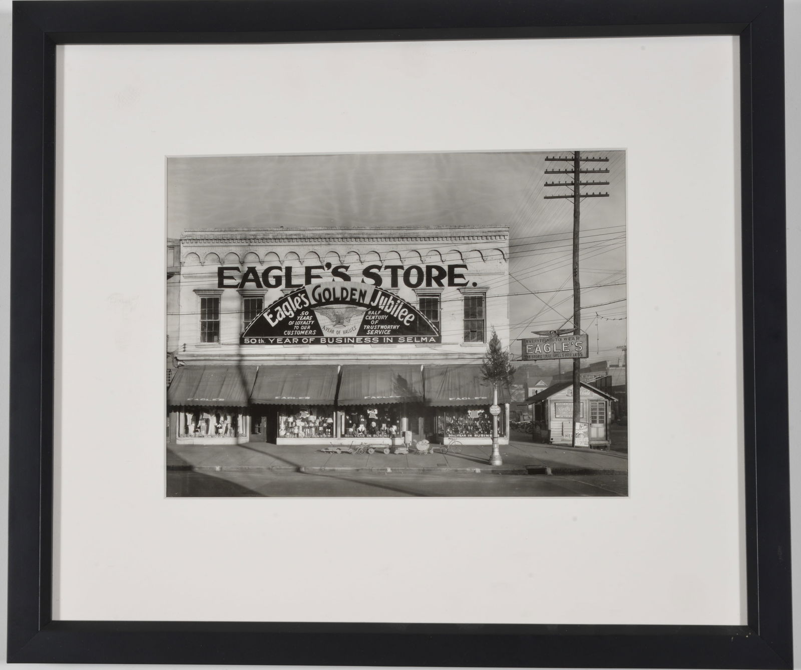 Walker Evans. American. "Eagle's Store, Selma, Alabama, 1935". Silver gelatin print, ca. 1960. (1 of 7)