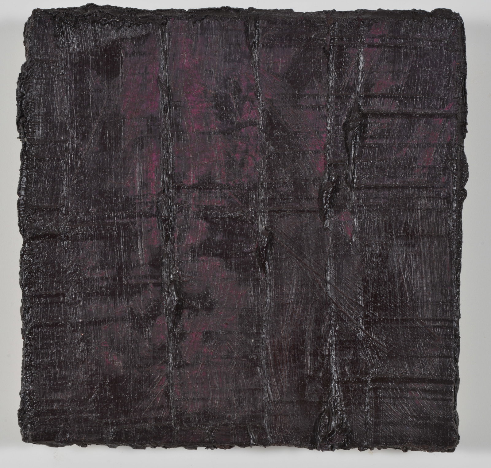 Zebedee Jones. English. Untitled. Abstract composition in purple. Heavy application of paint in (1 of 8)