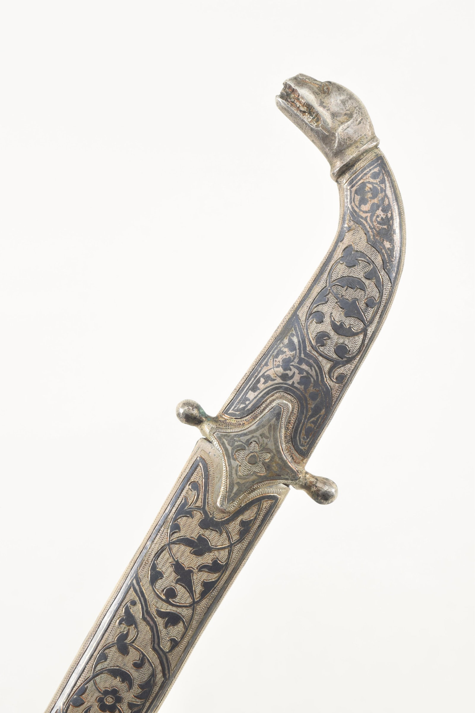 Caucasian Silver-Mounted Dagger, Late 19th/Early 20th Century. Compact and highly decorative (1 of 7)