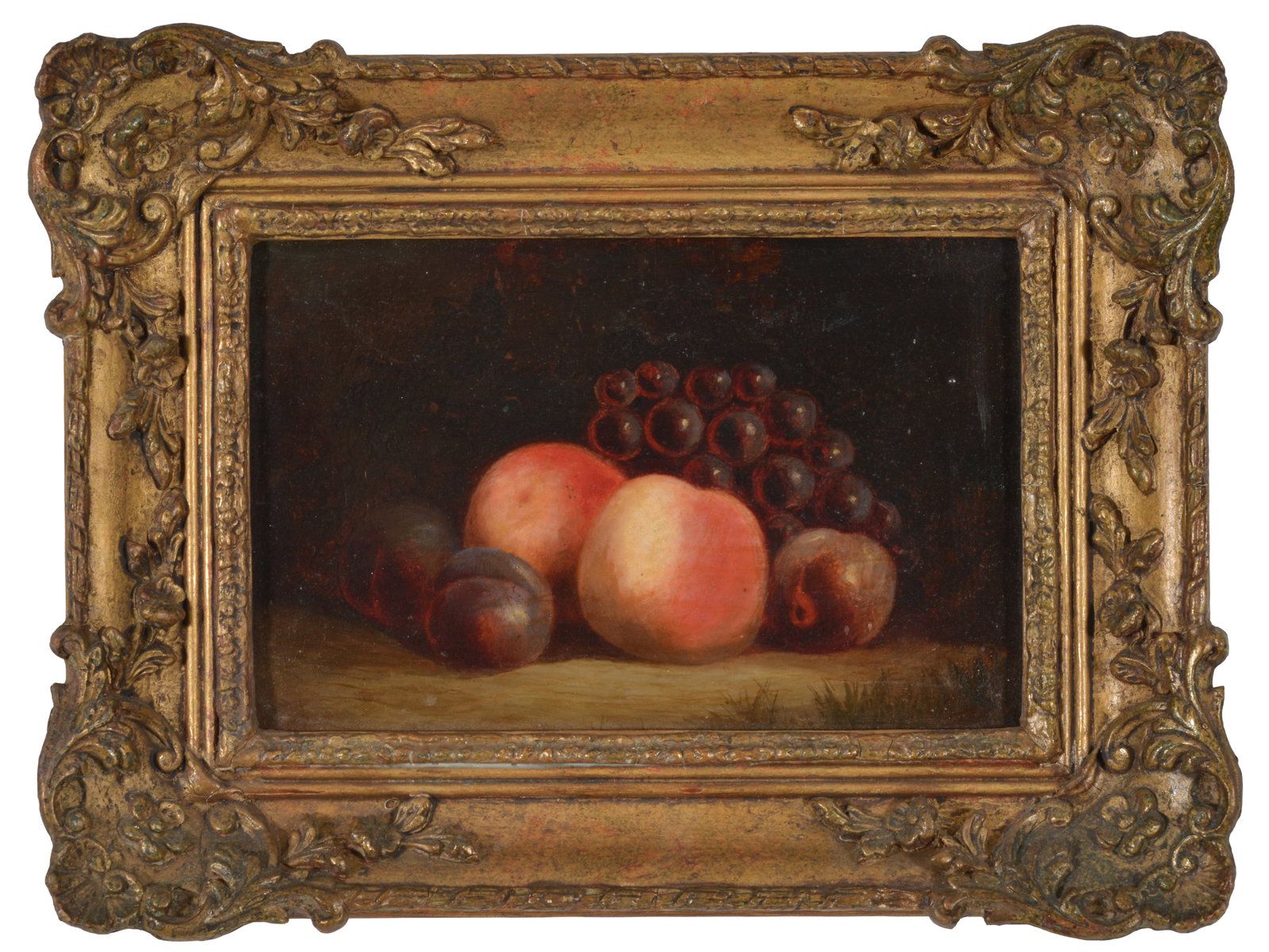 John Charles Maggs. English. Tabletop still life of fruit. Late 19th century. Oil on panel. Signed (1 of 8)