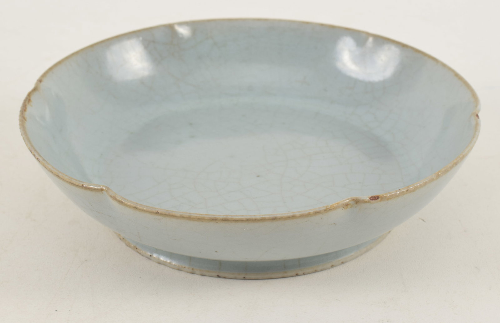 Kuanyao bowl with extensive inscription. China. 19th century. Boxed. 5in diameter. (1 of 8)
