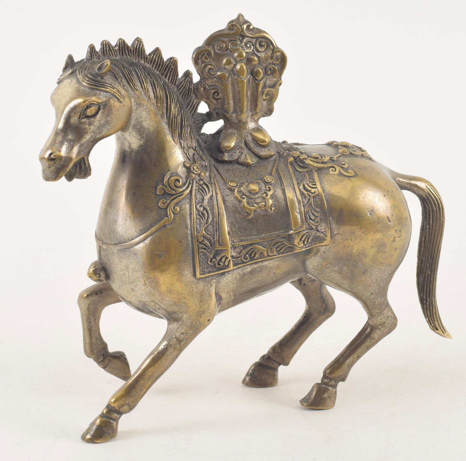 Bronze horse figure, possibly Mongolian. 5.5in high. (1 of 5)