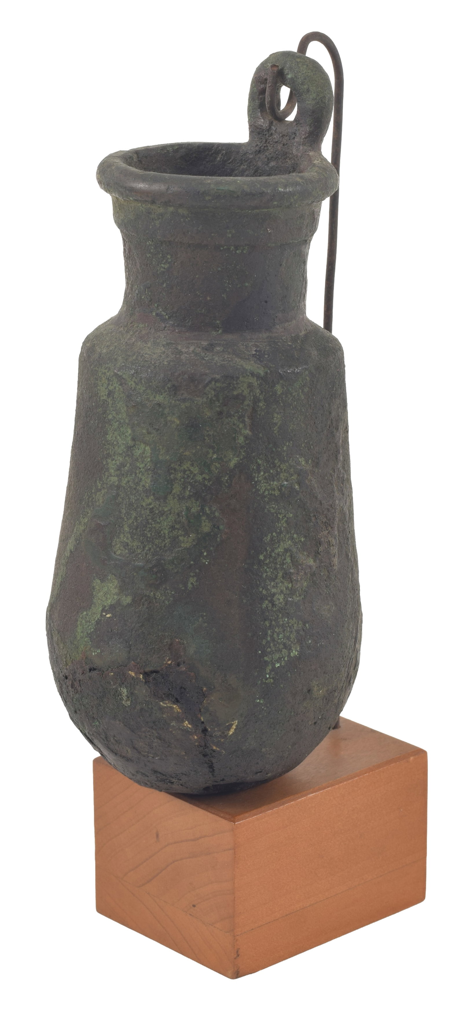 Egyptian, 21st/25th Dynasties, bronze situla inscribed with two names of Queen Ahmose-Nefertari. . (1 of 8)