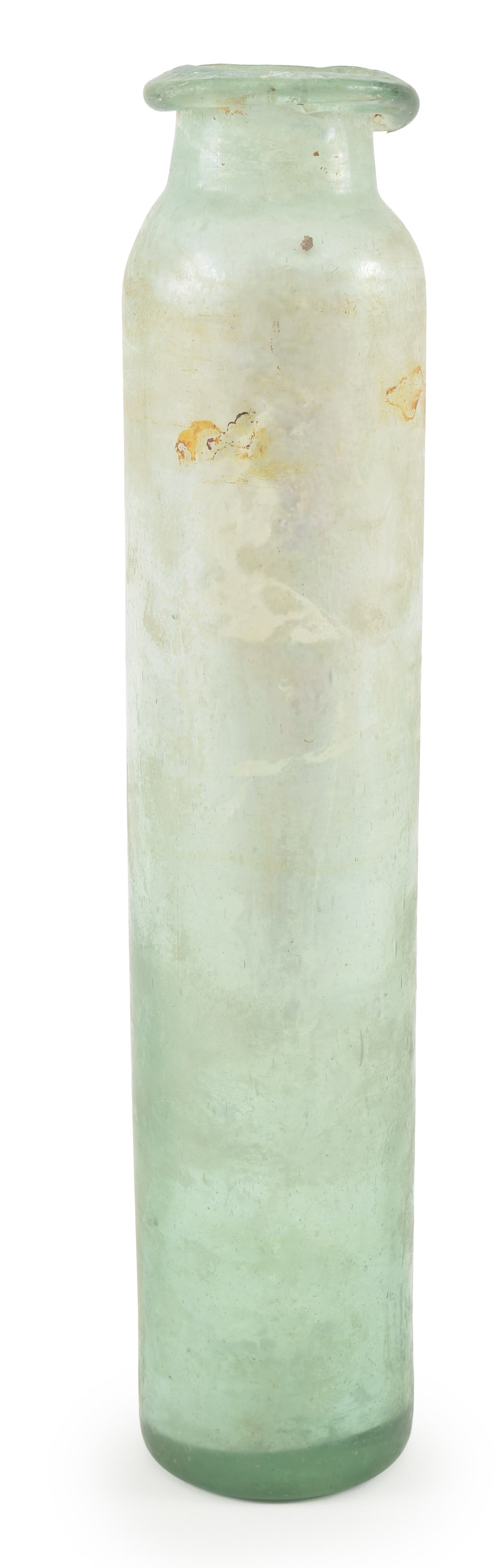 Byzantine/Islamic 8-12th Century A.D. Early tall blown glass vessel. Arte Prim. Cat. 30 3/2005 # (1 of 6)