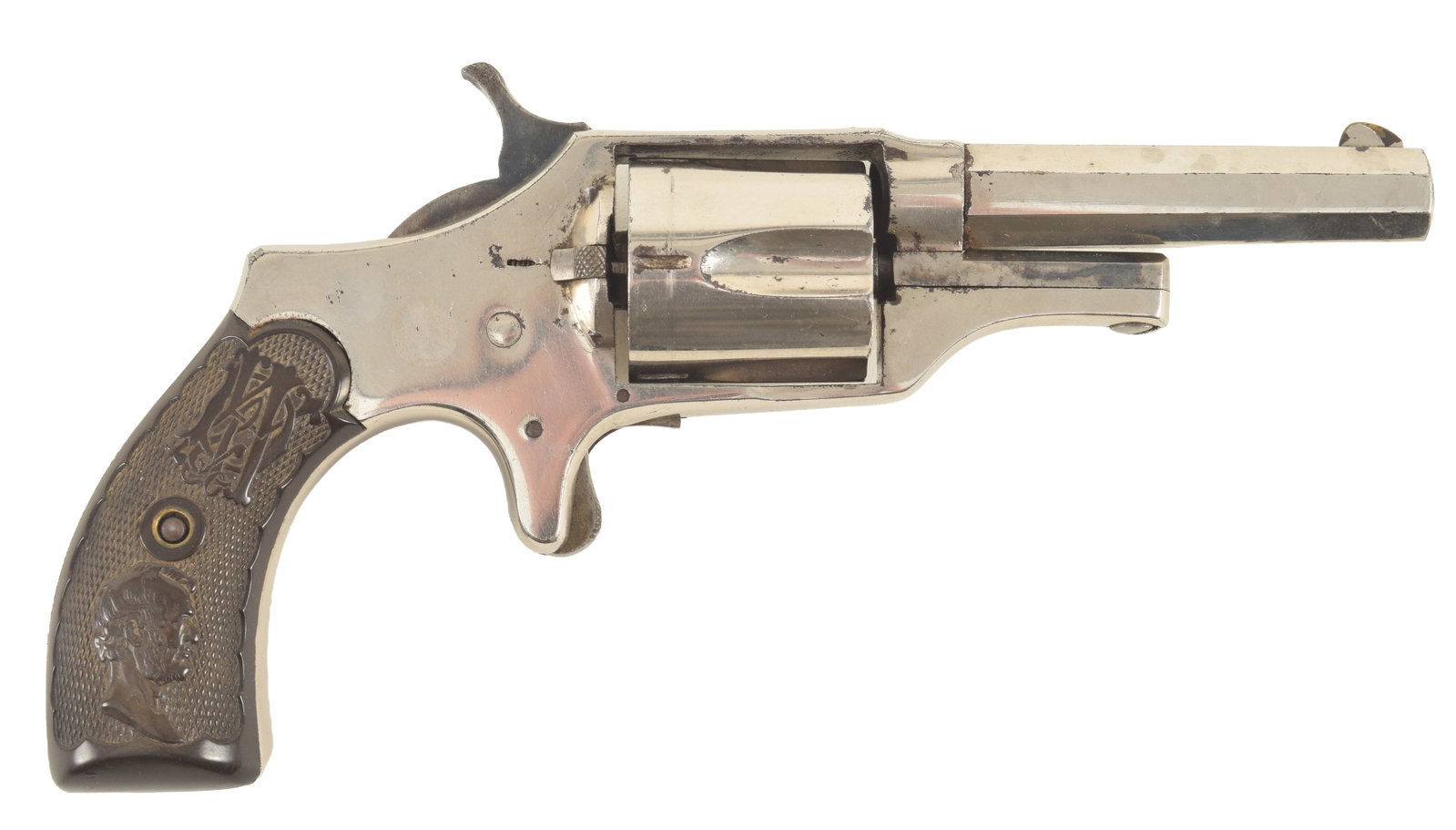 Abraham Lincoln and James Garfield assassinations commemorative pistol. Carved thermoplastic pistol (1 of 7)