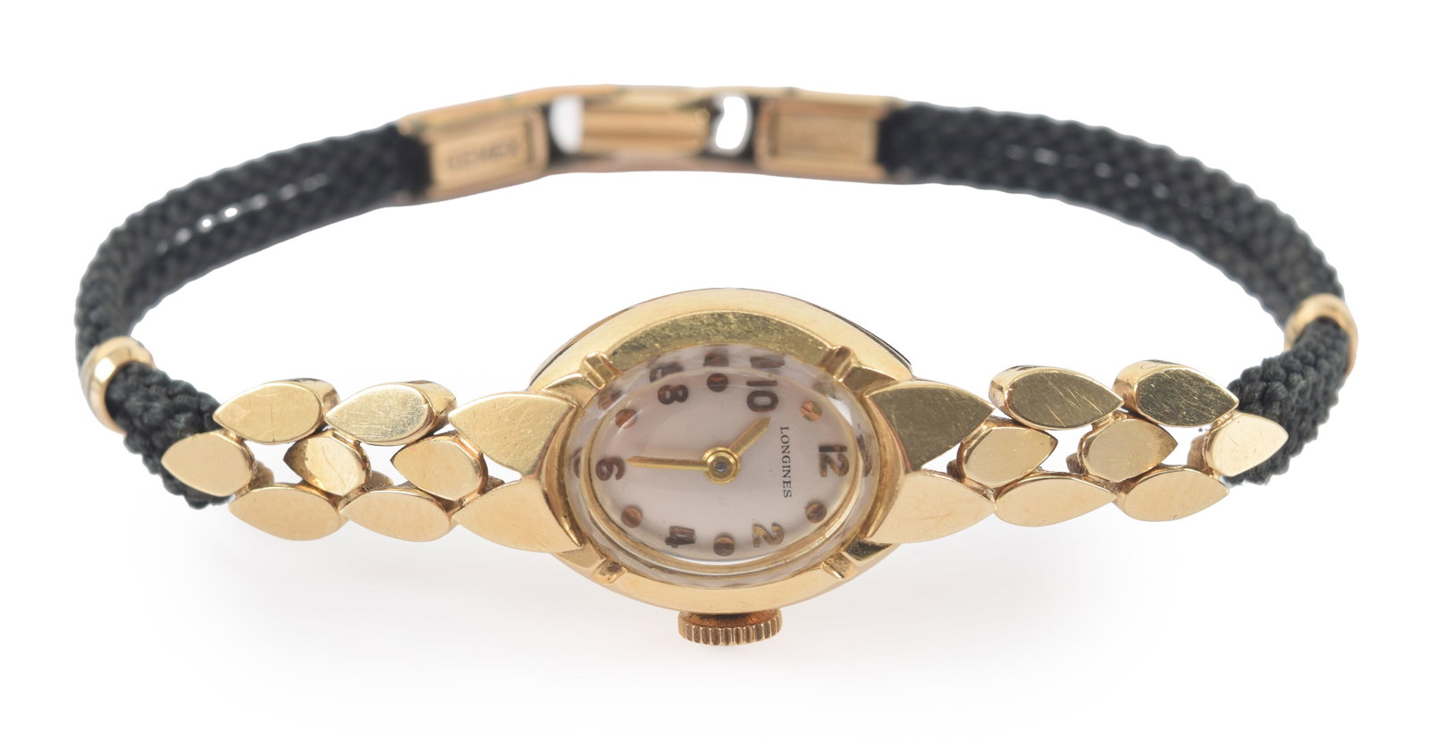 Longines 14K gold ladies wristwatch.: Longines 14K gold ladies wristwatch.
