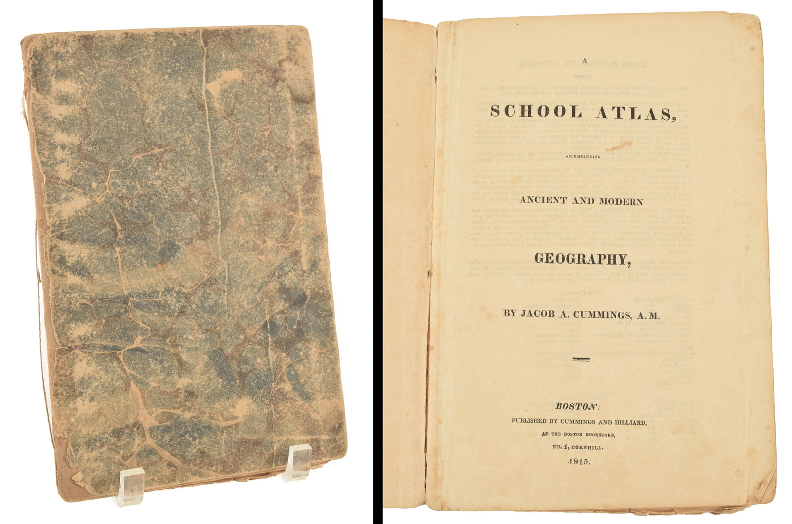 School Atlas Accompanying Ancient and Modern Geography. Jacob A. Cummings. Boston: Cummings and (1 of 11)