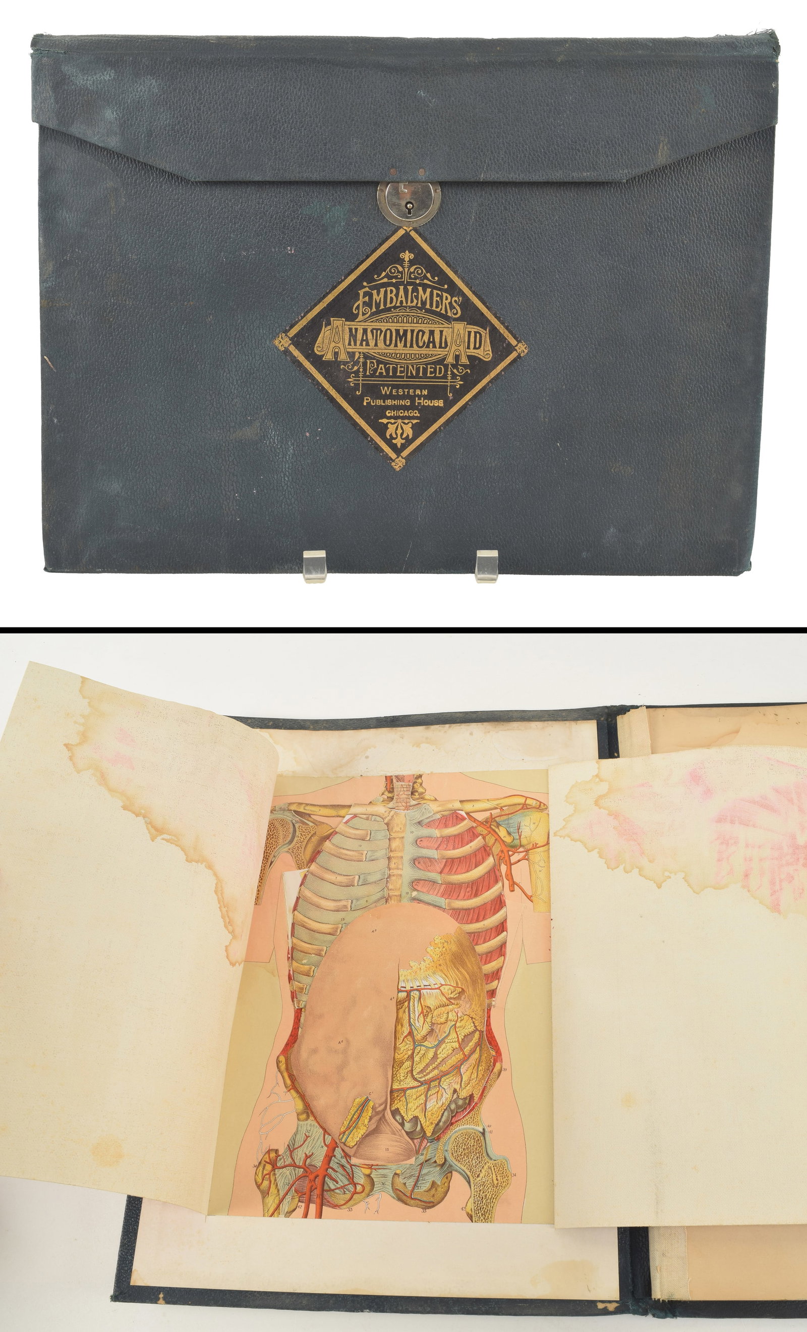 Embalmer's Anatomical Aid. Chicago: Western Publishing House, ca. 1880s. Numerous full page and (1 of 8)
