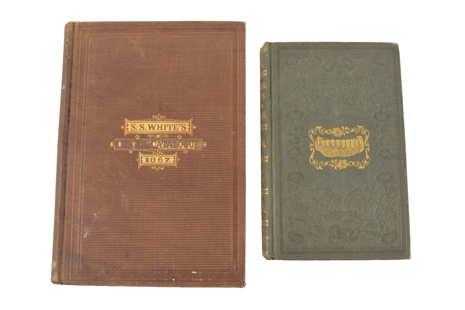 2 19th century books on dentistry. 1) Facts for the People, Relating to the Teeth; Showing Their (1 of 11)
