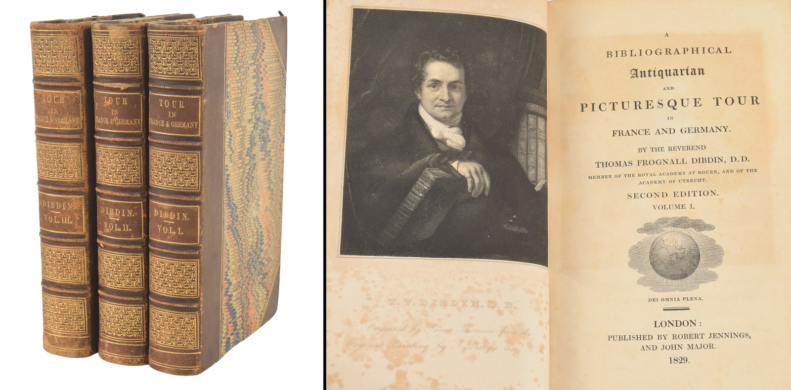 Rev. Thomas Frognall Dibdin. A Biographical Antiquarian and Picturesque Tour in France and Germany. (1 of 4)