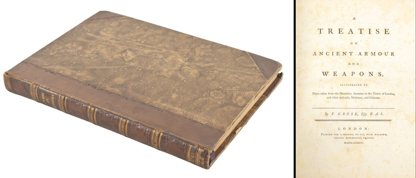 Francis Grose. A Treatise on Ancient Armour and Weapons. London: S. Hooper, 1785. Numerous full page (1 of 11)