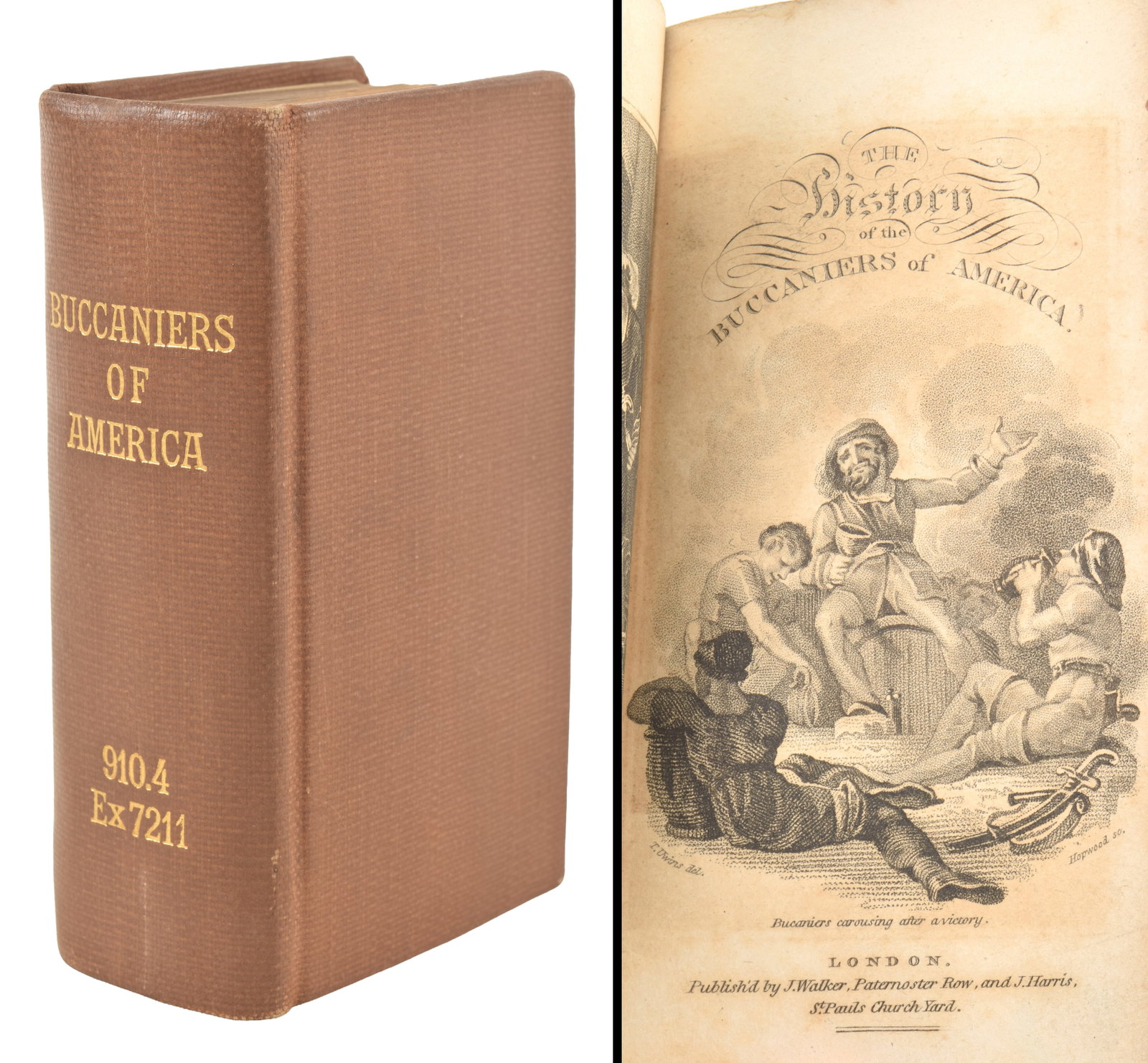 1810 The History of the Bucaniers of America. London: J. Walker, 1810. Illustrated title page and (1 of 4)