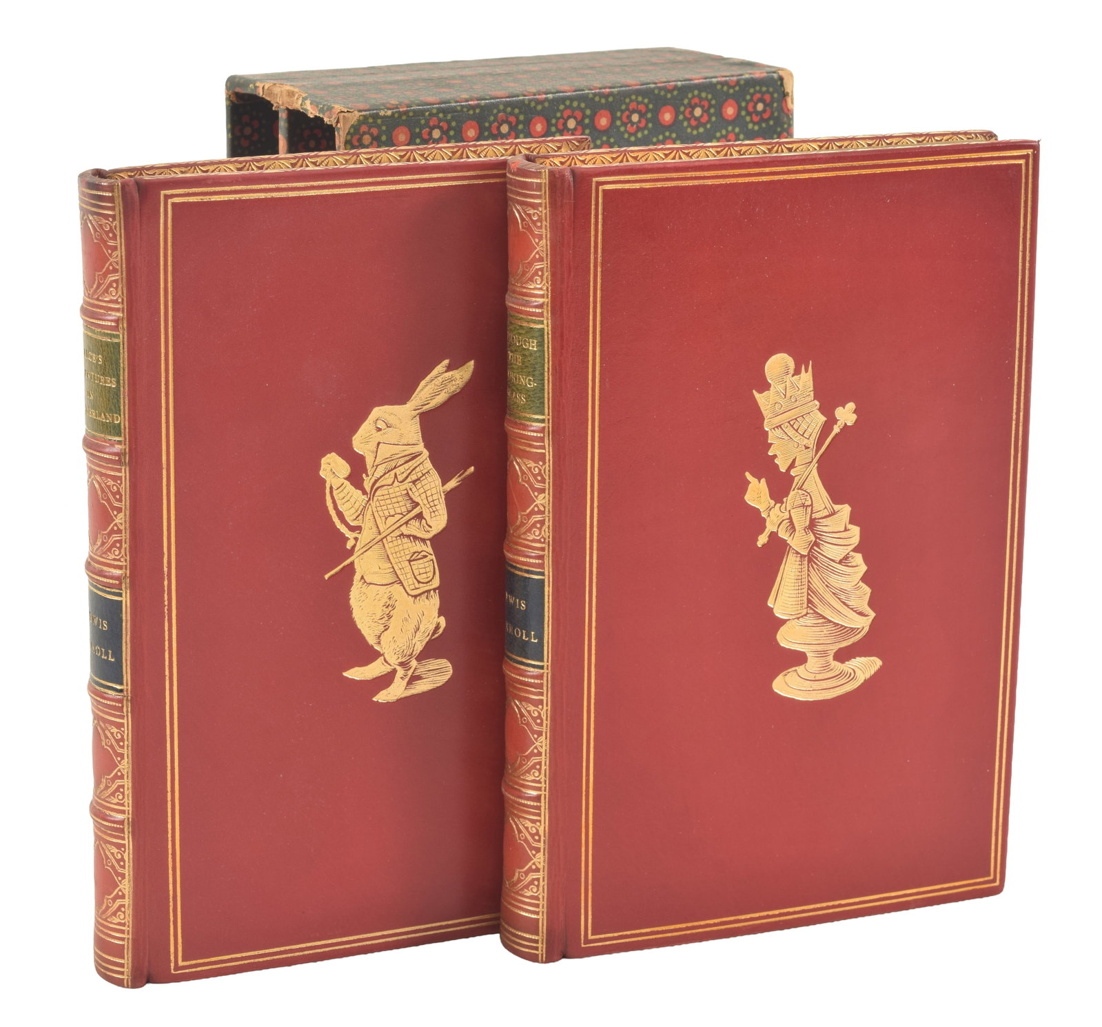 Riviers fine binding Alice's Adventures in Wonderland and Through the Looking Glass by Lewis (1 of 8)