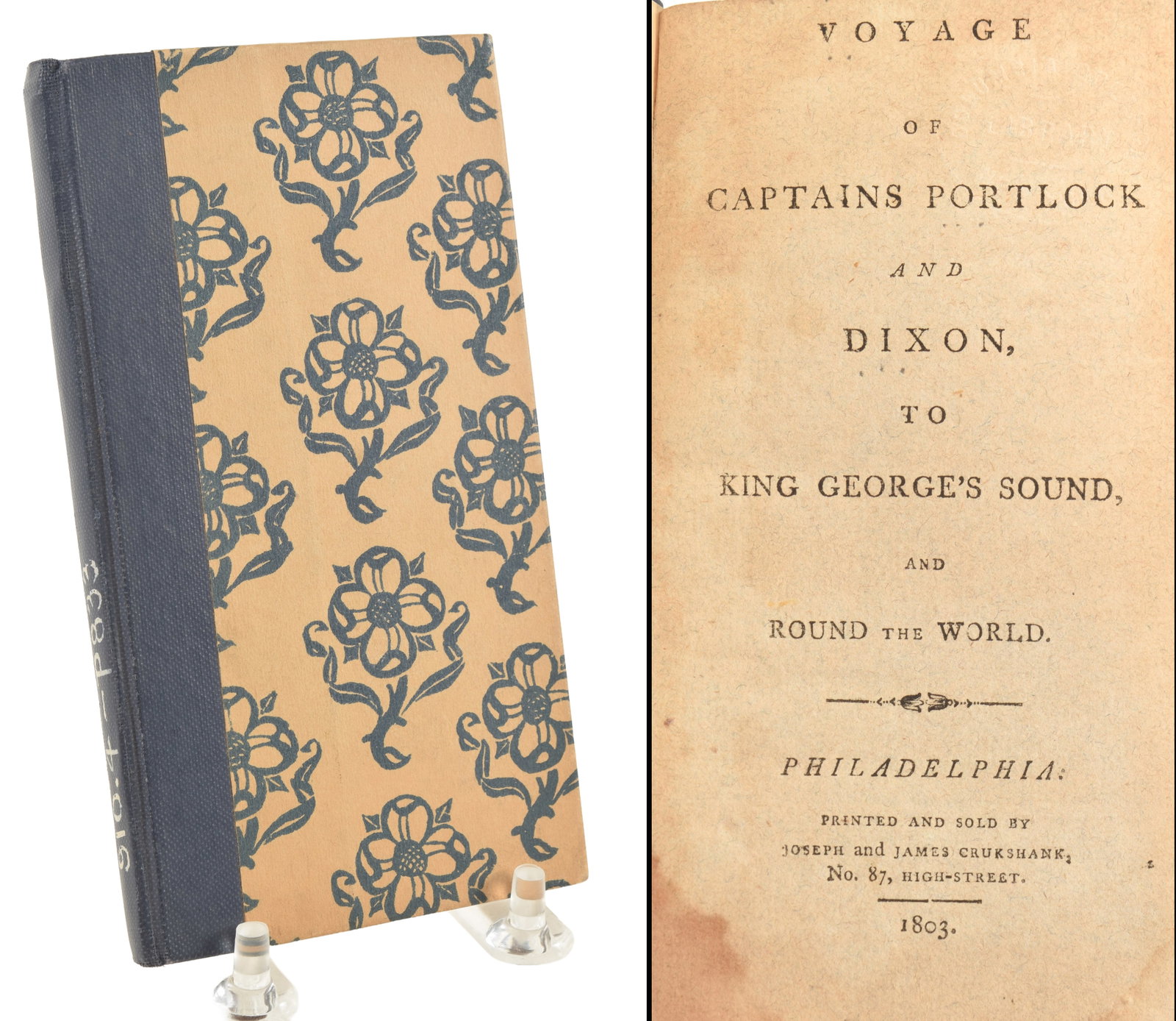 1803 Voyage of Captains Portlock and Dixon, to King George's Sound and Round the World. (1 of 5)