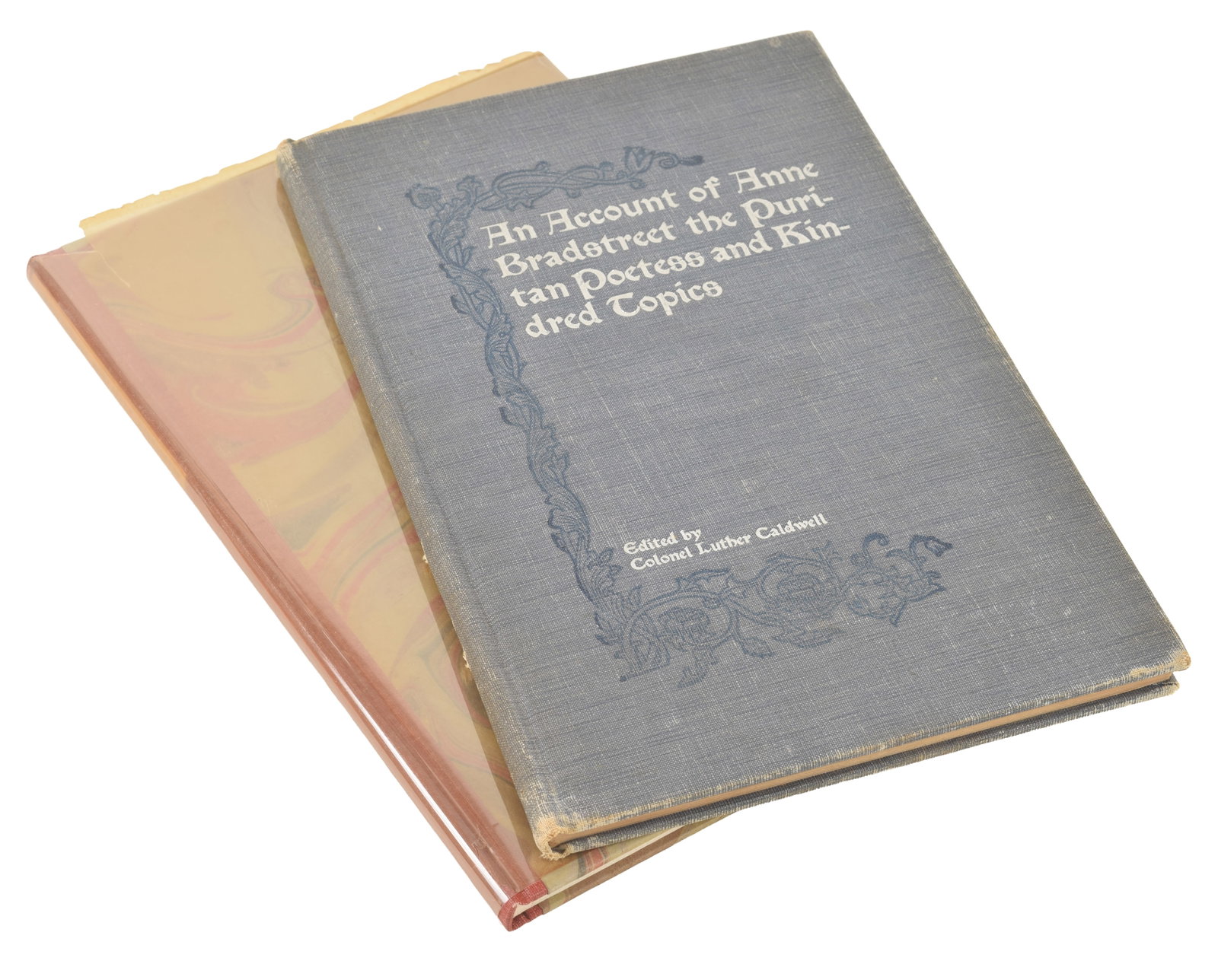 Anne Bradstreet. 2 works. 1) Alas All's Vanity, or A Leaf from the first American edition of several (1 of 6)