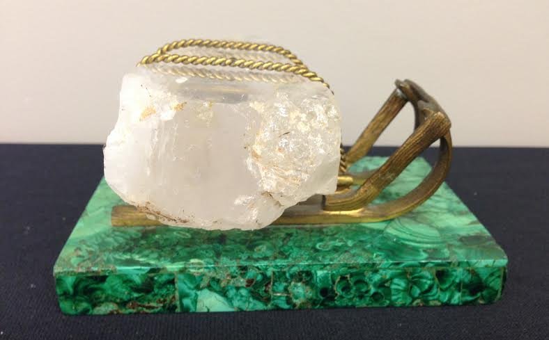 19th century Russian Rock Crystal Boulder & Sleigh (1 of 5)