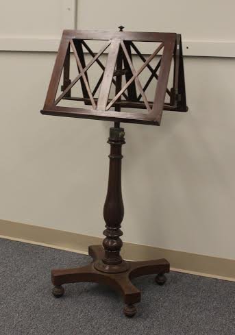 19th century Continental Mahogany Adjustable Pedestal (1 of 2)