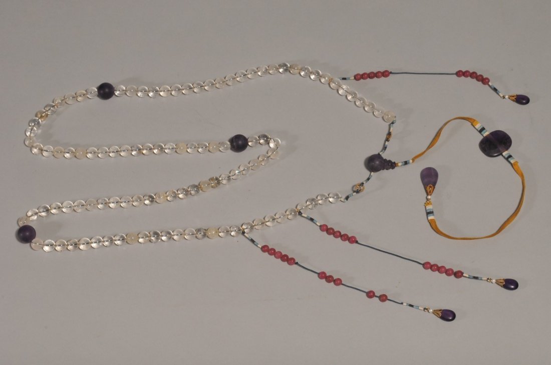 Court Necklace. China. Early 20th century. Rock Crystal (1 of 2)