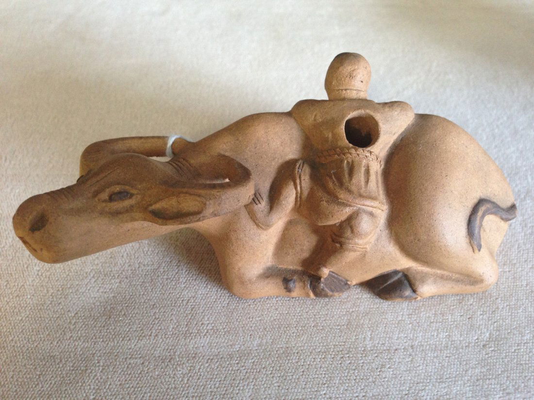 Lot of three. 19th century Japanese water pots. One- (1 of 8)