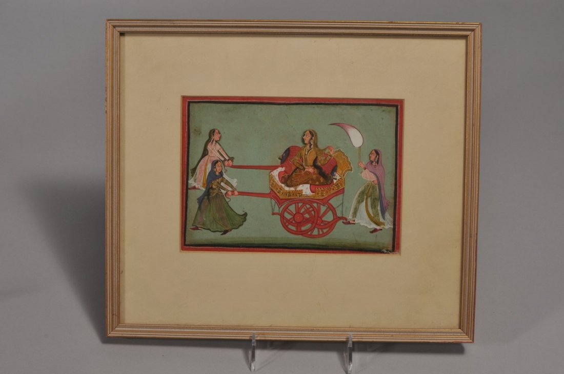 Miniature painting. India. 18th century. Bundi style. (1 of 5)