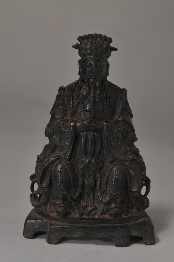 Bronze Deity. China. Ming Period. (1368-1644). Seated (1 of 7)