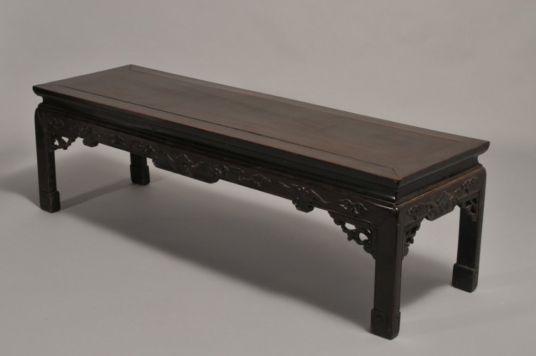 Rosewood Kang Table. China. 19th century. Rectangular (1 of 3)
