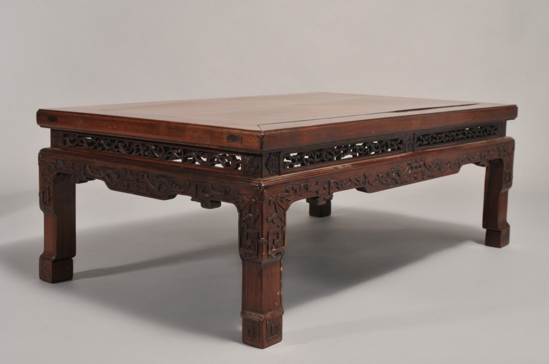 Kang table. China. 18th/19th. Rosewood. Rectangular (1 of 4)